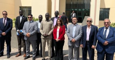 وزير الرى بجنوب السودان يزور المعاهد البحثية فى القناطر الخيرية