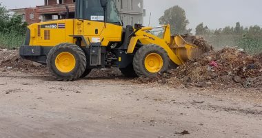 حملات نظافة وإزالة إشغالات وتعديات على أراض زراعية وتطهير مصارف بكفر الشيخ
