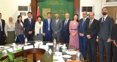 وفد جامعة نانجينج الزراعية الصينية NAU يزور جامعة الإسكندرية لبحث التعاون المشترك