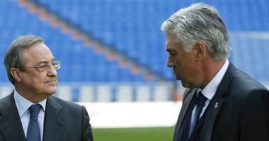 تفاصيل اجتماع رئيس ريال مدريد والمدرب الإيطالي أنشيلوتي