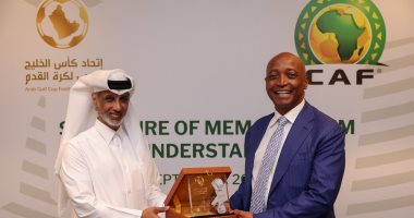 اتفاقية بين الكاف واتحاد الخليج العربى لتطوير اللعبة فى أفريقيا وآسيا