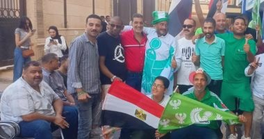 "كمل مسيرتك" ..أهالى بورسعيد وجماهير المصرى يدعمون الرئيس السيسى 