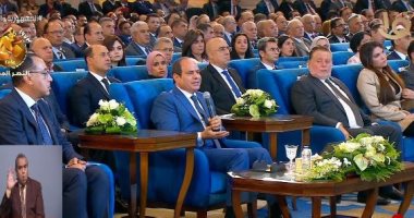 حلم المصريين كبير.. تصريحات الرئيس السيسى بمؤتمر حكاية وطن (فيديو)