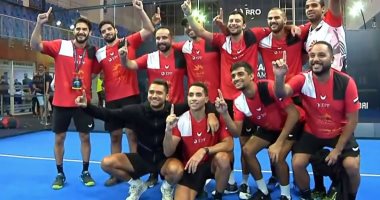 مصر تتوج بلقب البطولة العربية الأولى للبادل بعد الفوز على الكويت