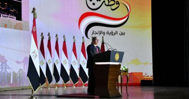 صور لحظة إعلان الرئيس السيسى الترشح لانتخابات الرئاسة تلبية لنداء المصريين