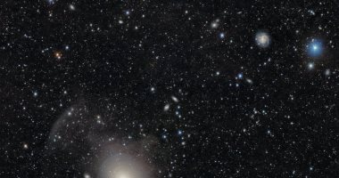 التقاط صورة ​​مذهلة لمجرة فى الفضاء بواسطة كاميرا الطاقة المظلمة