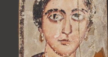جدارية تحمل وجه امرأة مصرية ترجع لعصر الرومان للبيع فى كريستيز.. اعرف ثمنها