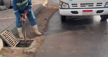 الصرف الصحى بالإسكندرية تكثف أعمال تصريف مياه الأمطار