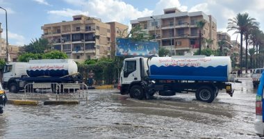 "الصرف الصحى" بالإسكندرية: الأمطار لم تعيق حركة المرور 