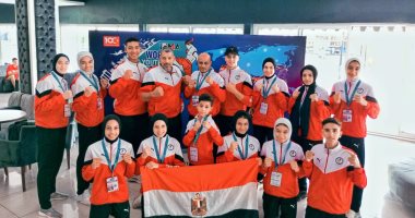 مصر تحصد 8 ميداليات فى بطولة العالم للمواى تاى بتركيا
