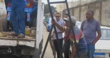 رئيس حى شرق الإسكندرية: التحفظ على 589 حالة إشغال متنوعة خلال يومين
