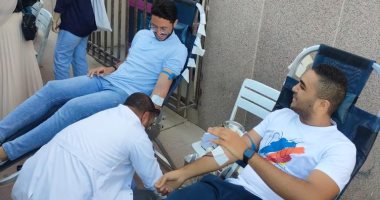 مستشفى قصر العينى تطلق حملة للتبرع بالدم لدعم الأشقاء الفلسطينيين.. صور