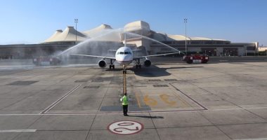 مطار شرم الشيخ الدولى يستقبل أولى رحلات خطوط إيجين اليونانية