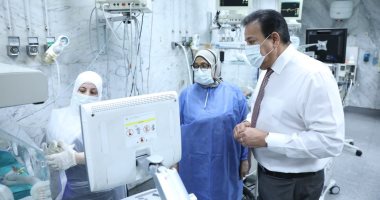 وزير الصحة يتفقد مستشفى الجلاء التعليمى للوقوف على الخدمات المقدمة للمرضى