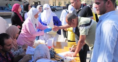 أسرة طلاب من أجل مصر بجامعة كفر الشيخ تطلق حملة للتبرع بالدم لدعم الشعب الفلسطينى