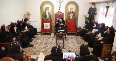 البابا تواضروس الثانى يلتقى أعضاء مجمع رهبان "الأنبا شنودة" ميلانو