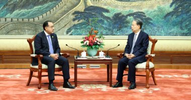 رئيس الوزراء يلتقي رئيس اللجنة الدائمة للمجلس الوطني لنواب الشعب الصيني 