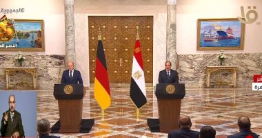 الرئيس السيسى يحذر: استمرار العمليات العسكرية سيكون له تداعيات أمنية 