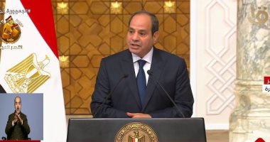 الرئيس السيسى: ملايين المصريين مستعدون للتظاهر لرفض تهجير الفلسطينيين