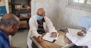 الكشف الطبى على 157 مواطنا بقرية الزعفرانة ضمن قوافل مبادرة حياة كريمة 