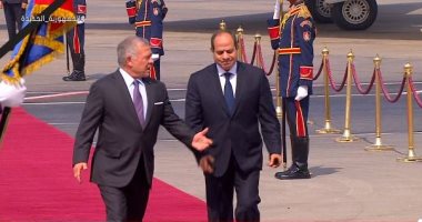 العاهل الأردنى الملك عبدالله الثانى يصل القاهرة لبدء قمة مصرية - أردنية