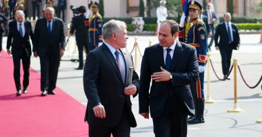 أخبار مصر.. الرئيس السيسى وعاهل الأردن يجددان رفضهما تصفية قضية فلسطين