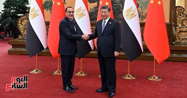 الرئيس الصينى لمصطفى مدبولى: مصر حققت تقدماً ملحوظاً ببناء الجمهورية الجديدة 