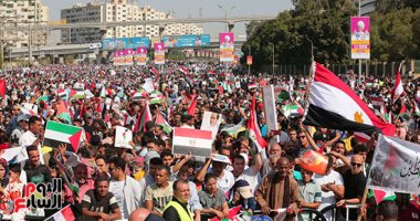مسيرات حاشدة لدعم فلسطين والتنديد بحصار غزة فى مدينة نصر.. صور