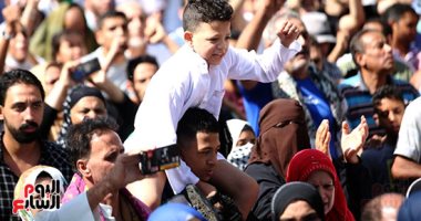 جيل جديد يتبنى القضية.. أطفال يشاركون فى مظاهرات جمعة تحيا مصر لدعم فلسطين