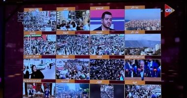 قطاع التليفزيون بالمتحدة يقدم تغطية شاملة لمظاهرات دعم القضية الفلسطينية
