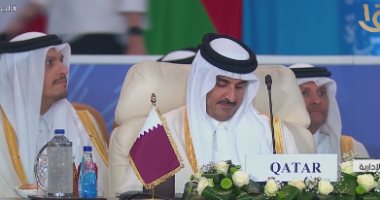 أمير قطر يثمن الجهود المصرية فى التوصل للهدنة بقطاع غزة