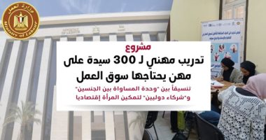 وزارة العمل: دورات تدريبية مجانية على 6 مهن لفتيات الإسكندرية