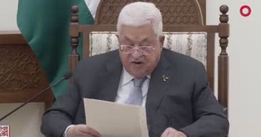 الرئيس الفلسطيني: على إسرائيل أن تعترف بحق فلسطين في دولة مستقلة