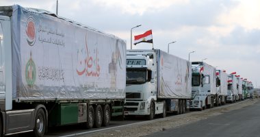 وصول 650 شاحنة تحمل 8 آلاف طن مساعدات إلى غزة عبر معبر رفح حتى الآن