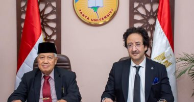 توقيع اتفاقية تعاون بين جامعتى طنطا والسلام كونتور الإندونيسية فى مجال التعليم