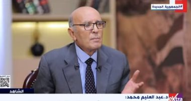 الدكتور عبد العليم محمد لـ"الشاهد": ثورة يوليو رفضت توطين الفلسطينيين فى سيناء