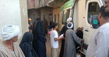 الكشف على 677 حالة بقافلة طبية مجانية بقرية بخانس فى محافظة قنا