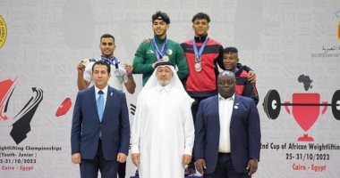 مصر تسيطر على ميداليات وزن 73 كجم فى منافسات أفريقيا والعرب لرفع الأثقال