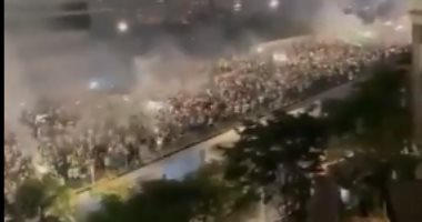 آلاف المتظاهرين فى شوارع فرنسا دعماً لفلسطين.. فيديو