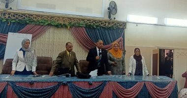 نائب رئيس جامعة الأزهر يتفقد العملية التعليمية بكلية الدراسات الإسلامية بنات فى الإسكندرية