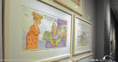 تقديرا للفن.. 50 لوحة كاريكاتيرية لـ 24 فنانًا بمعرض مكتبة الإسكندرية