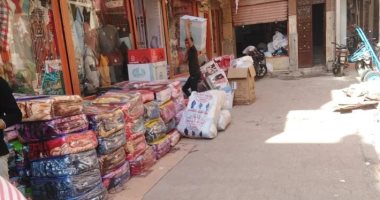 حملة مكبرة لرفع وإزالة الإشغالات من الشوارع بمركز المنيا.. صور