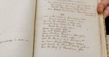 عرض مخطوطة قصيدة "المنشد الأخير" لـ والتر سكوت لأول مرة فى اسكتلندا