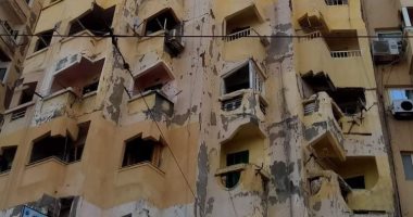 سقوط أجزاء من عقار بحي الجمرك فى الإسكندرية دون إصابات
