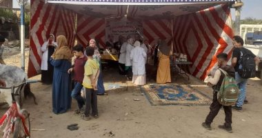 قافلة طبية بيطرية مجانية بقرية العجمى ضمن مبادرة حياة كريمة فى الشرقية