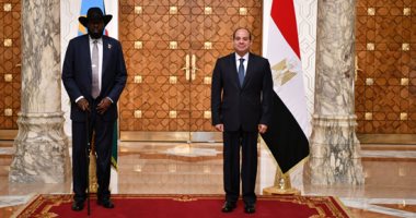 الرئيس السيسى: اتفقت مع سيلفا كير على تنسيق الجهود لتجنيب شعب السودان مزيدا من الدمار