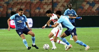 دونجا يسجل هدف التعادل للزمالك فى شباك بيراميدز 90+