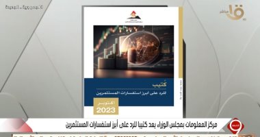 معلومات الوزراء: برنامج الطروحات أحد أهم أسئلة المستثمرين وجذب استثمارات أجنبية