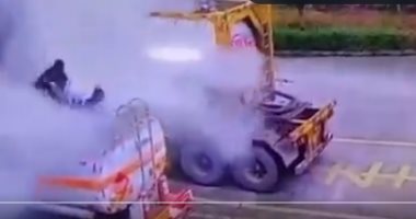 انفجار خزانات للغاز المسال فى سيتشوان بالصين.. فيديو