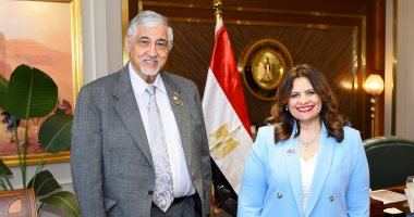 وزيرة الهجرة تستقبل خبيرا مصريًا بأمريكا فى البترول وإدارة المخلفات الصناعية